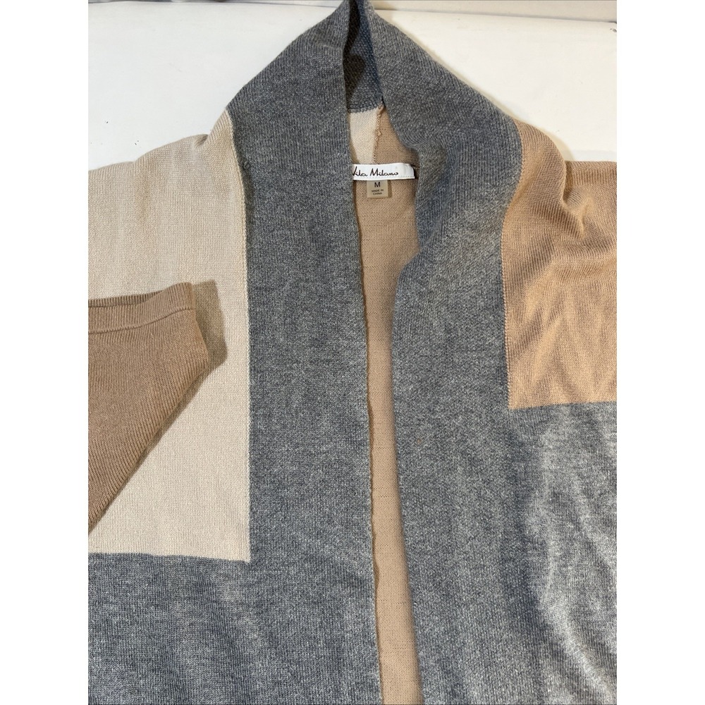 Vila Milano Open Front Cardigan Sweater Size Medium Cottage Core